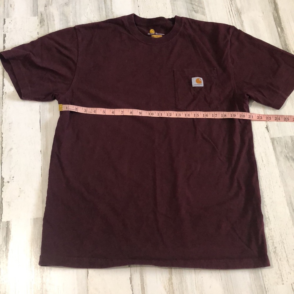 Carhartt maroon tee size M. - Picture 5 of 7